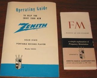 Large Teak Cabinet Zenith Stereo Info 