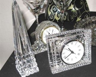 Waterford Crystal Clock and more