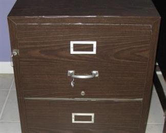 2 Drawer Fire Proof File Cabinet   