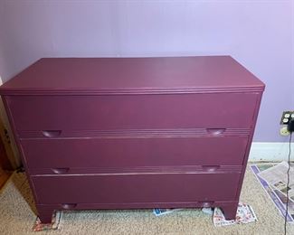 Hardwood low dresser (Merlot color)