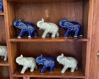 Various GOP brass, ceramic, and plastic choices.