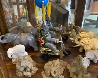 Elephants spend 75% of their day eating. Try the banana pudding at Porky's down the road from the sale and you'll want to raise your daily time for food intake.