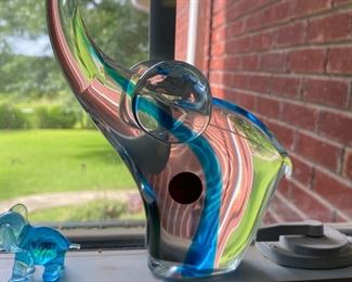 I cursed a streak bluer than the one in this Murano piece when the US Women's Soccer Team lost in a shootout.