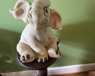 Huge Quarry Critters statue.