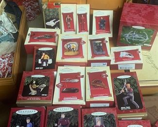 Here's a quick break to see some amazing Star Trek Christmas ornaments by Hallmark. We've got a ton of them! Okay, back to the elephants.