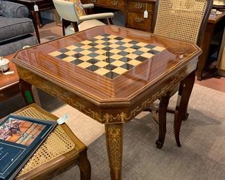 Italian 1960’s Mahogany Game Table $1560