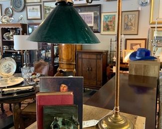 Brass Horse Bookend $200
Lamp $87.50
