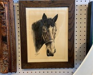 Horse Framed $87.50