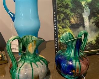 Light Blue Pitcher $$66.50
Mexican Pottery Pitcher $17.50 each