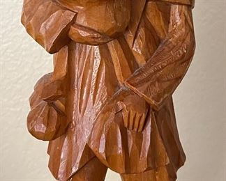 Carved Wood Statue