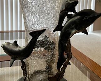 Dolphin Vase