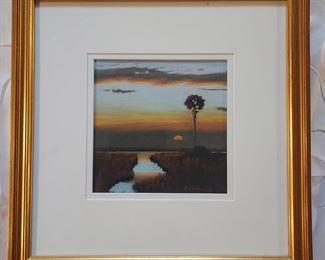 J Michael Kennedy Pastel south Carolina sun rise