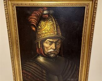 oil on canvas copy of rembrandt