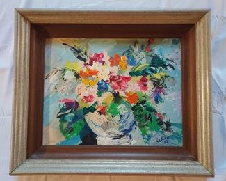 Jacqueline Rethore Oil on board still life