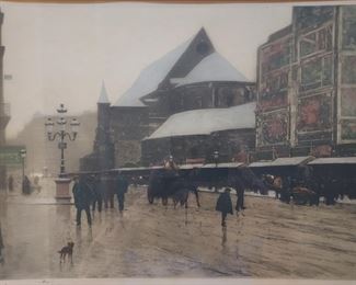 Luigi Loir Etching Winter