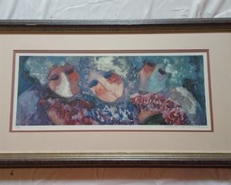 Barbara a wood lithograph signed and #