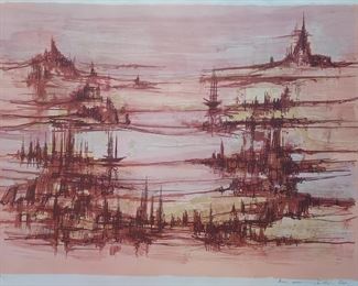 Max Gunther Harbour seen midcenter signed artis EA