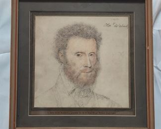 Loute Portrait of Jean Babou after Clouet