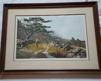 Ogden m Pleissner hillside orchard