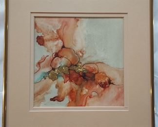 Donna Beaubien mixed media abstract painting