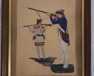 Jack Demers 1776 illustration of soldiers French