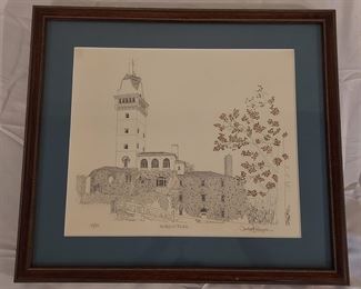 Charles F. Paprzyca print of Hueblein Tower