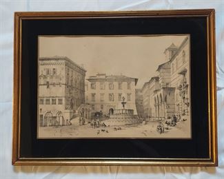 print of Plazza Di Perugia