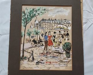 P Renard Paris Print