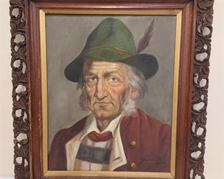 Jeno Gussich oil on canvas painting portrait german