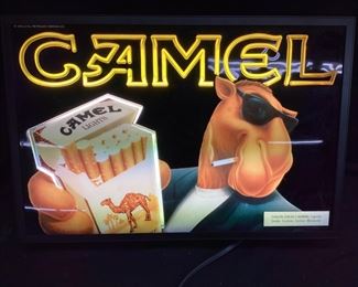 1993 RJ REYNOLDS CAMEL LIGHTED SIGN, 24'' BY 16'', 