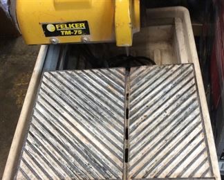 FELKER TM-75 TILE SAW