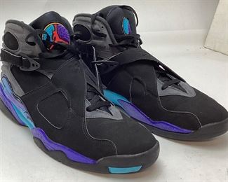 2015 NIKE AIR JORDAN 8 RETRO AQUA, SIZE 