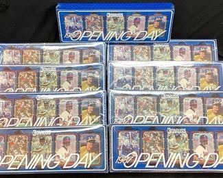 (9) DONRUSS 1987 OPENING DAY BASEBALL CARDS, UNOPENED
