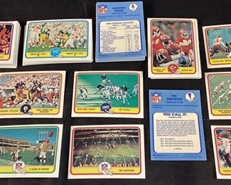 1981 FLEER IN ACTION FOOTBALL CARDS 