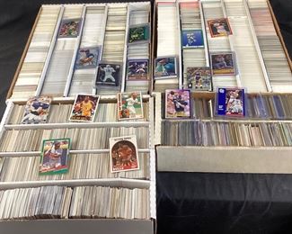 BASEBALL, BASKETBALL & FOOTBALL CARDS, LARRY BIRD, PEYTON MANNING, OZZIE SMITH, TROY AIKMAN, EMMITT SMITH, PETE ROSE, SCOTTIE PIPPEN, FRANK THOMAS,