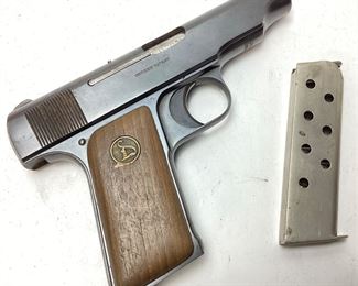 GERMAN DEUTSCHE WERKE .32 CAL PISTOL, NEEDS REPAIR WORK ON COCKING MECHANISM