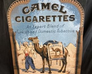 VTG. CAMEL CIGARETTES WALL HANGING TAPESTRY