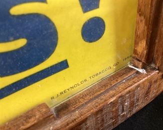 1955 R.J. REYNOLDS CAVALIER NEW KING SIGN