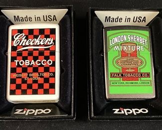 2 ZIPPO, CHECKERS & LONDON SHERBERT