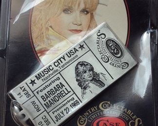 CASE KNIFE BARBARA MANDRELL