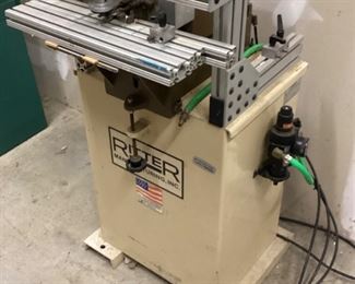 RITTER TRIPLE SPINDEL BORER MODEL R131, 1 PHASE, 115v 60 CYCLES WITH LESSON MOTOR, GOOD WORKING CONDITION,