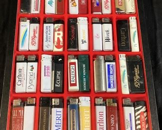 ASSORTED LIGHTER TOBACCO ADVERTISING
