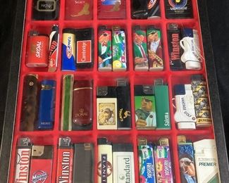 ASSORTED LIGHTER TOBACCO ADVERTISING