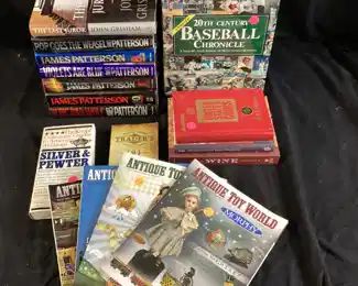 JAMES ANDERSON, JOHN GRISHAM NOVELS, ANTIQUE BOOKS, BASEBALL CHRONICAL