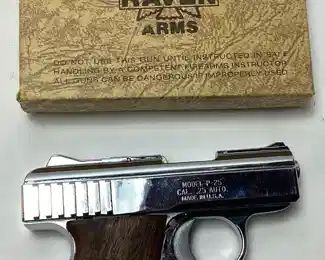 RAVEN FIREARMS P-25 .25cal PISTOL, NEEDS REPAIR,