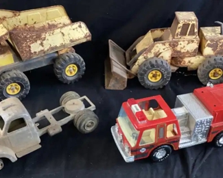 TONKA, MAC TRUCK & NYLINT FIRETRUCK