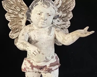 WALL HANGING ANGEL SCULPTURE, 19’’