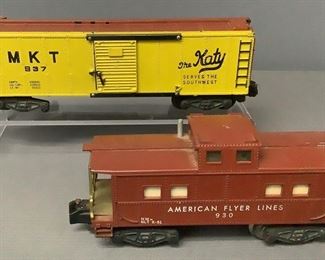 American Flyer Train Cars