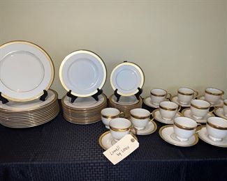 Lenox Lowell Fine China 12 Five Piece Place Settings