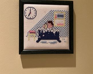 Cute little  bath cross stitch